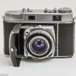 Kodak Retina IIc camera - front of camera showing lens