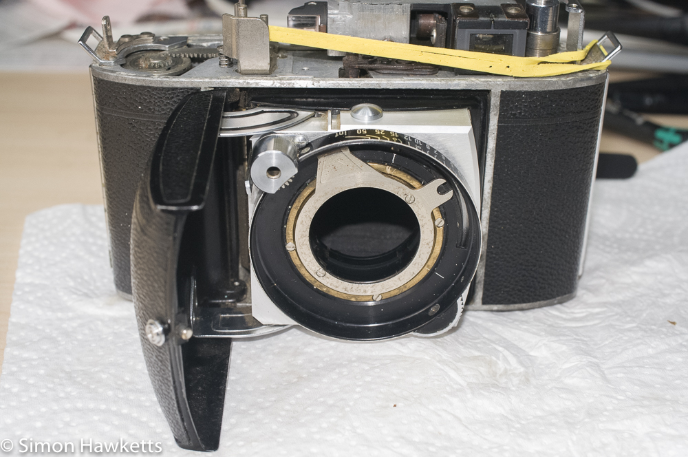Kodak retina IIc - focus re-assembled
