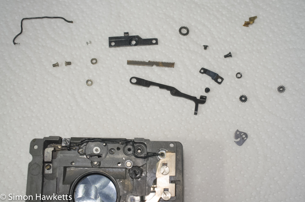 kodak retina reflex reassembly front assembly components cleaned and ready for re assembly