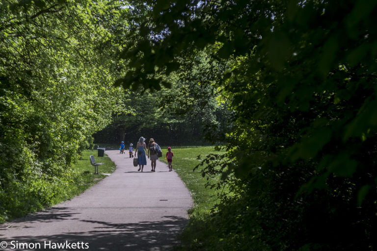 Kodak Retina Ysarex lens on Fuji X-T1 mirrorless - Park entrance