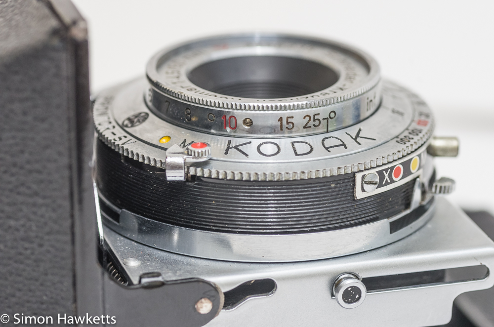 Kodak Retinette Type 017 35mm folding camera - lens and self timer with flash sync