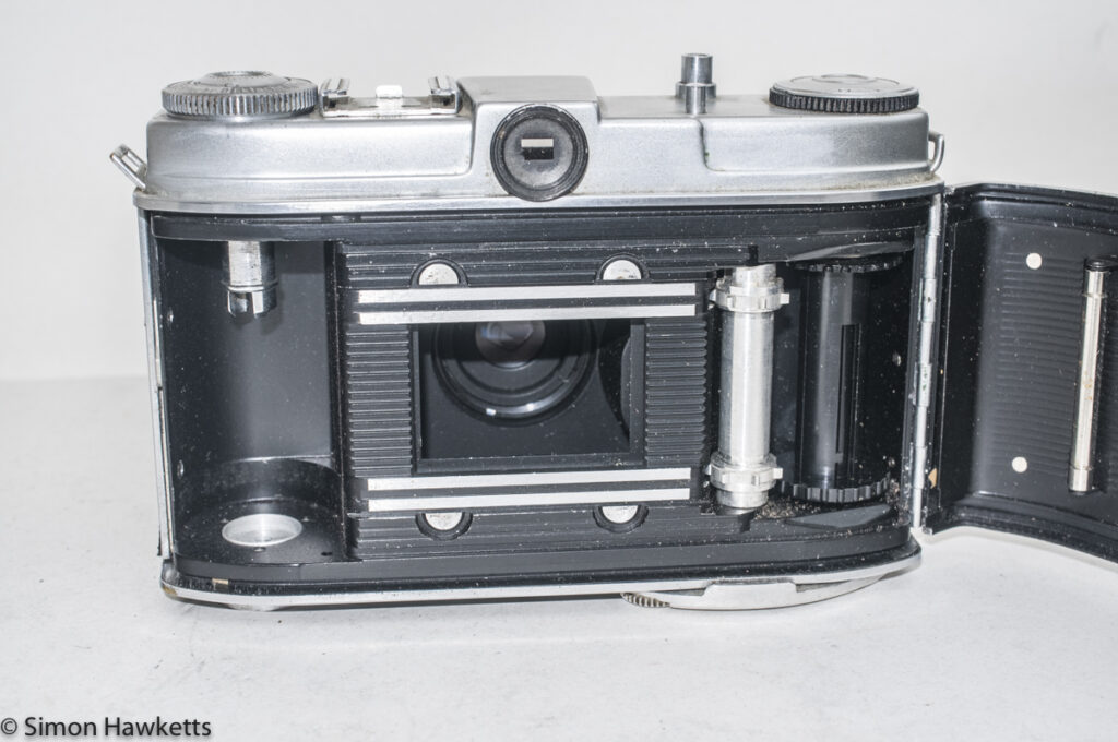 Kodak Retinette Type 22 35mm camera - Film chamber