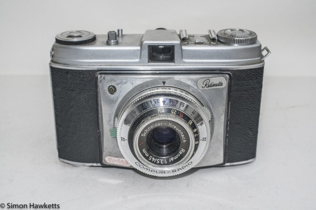 Kodak Retinette Type 22 35mm camera - Front view