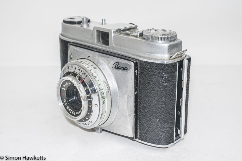 Kodak Retinette Type 22 35mm camera - Side view