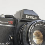 Konica Autoreflex TC with lens fitted