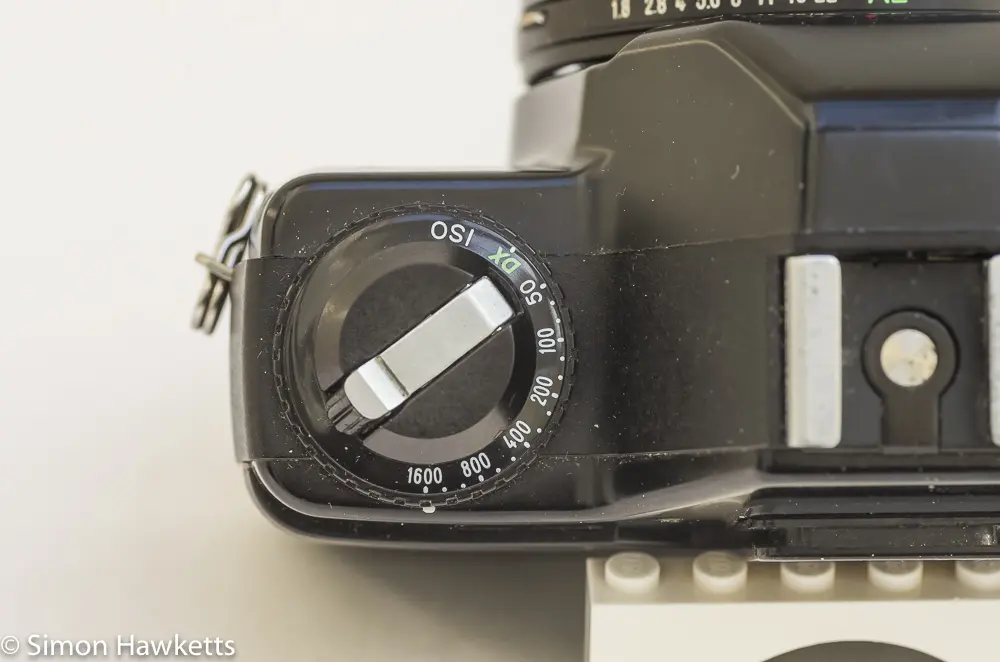 Konica TC-X film ISO dial including DX setting