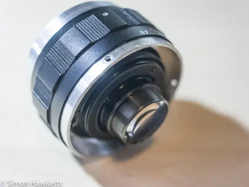 Kowa SE lens & aperture repair - back lens element