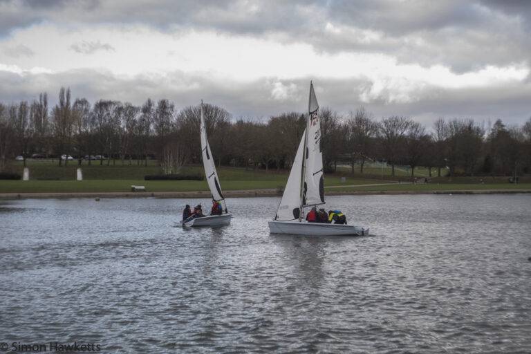 E. Ludwig Meritar 50mm f/2.8 sample with Fuji X-T1 - two sailing boats