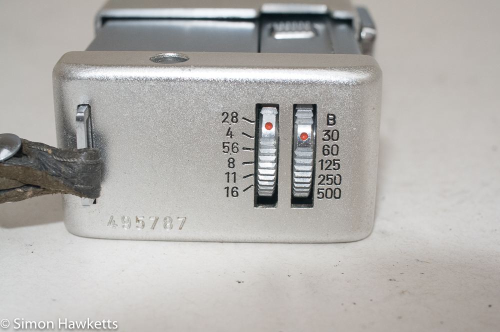 Minolta 16 sub miniature 16mm camera - shutter and aperture settings