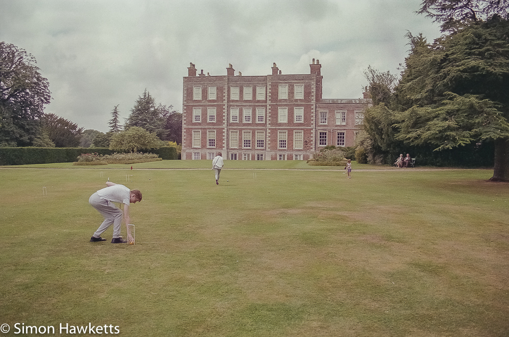 Minolta Dynax 700si sample pictures - Croquet at Gunby Hall