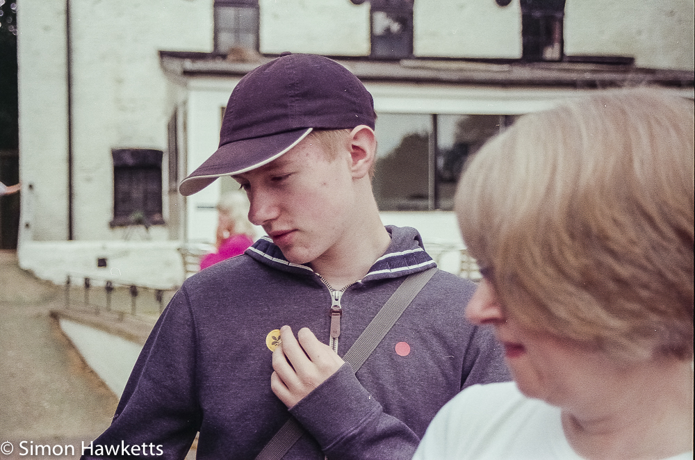 Minolta Dynax 700si sample pictures - James at Claythorpe Mill
