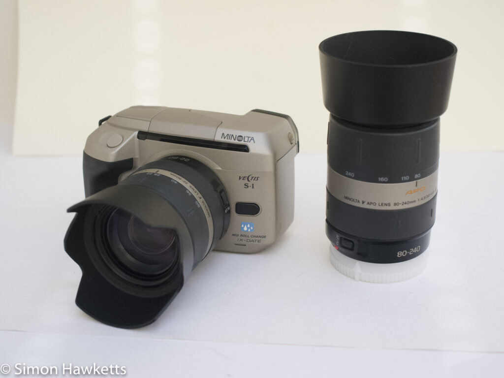 Minolta Vectis S-1 APS camera complete kit