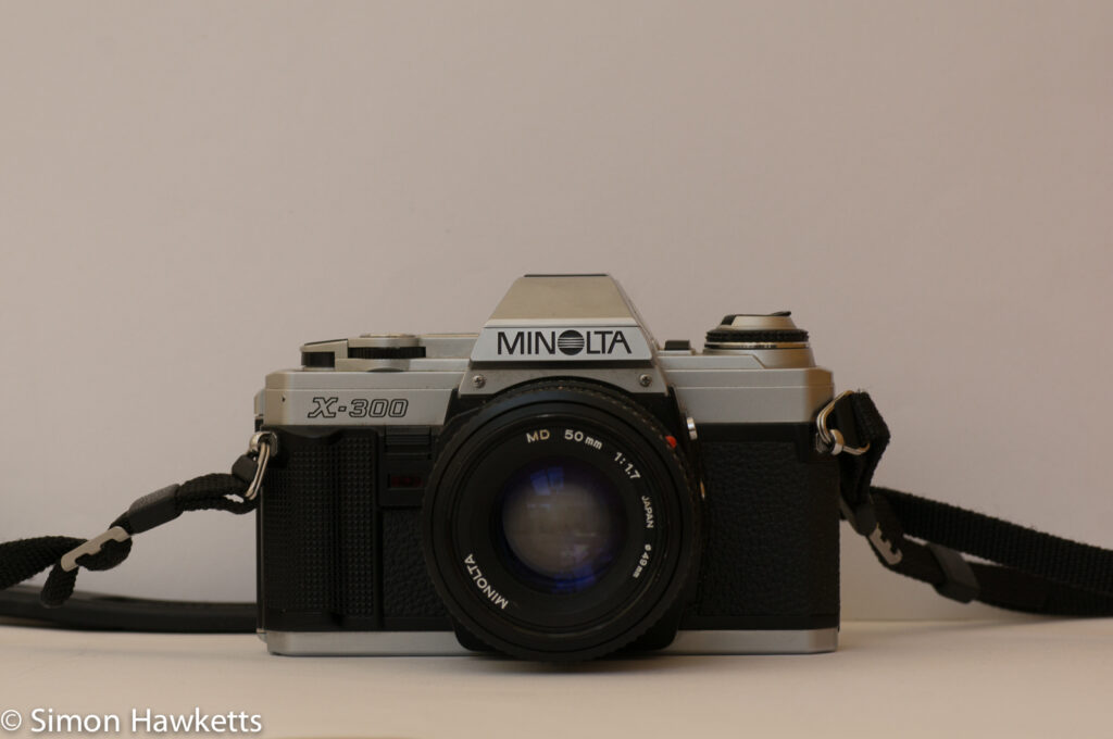 Minolta X-300 front view