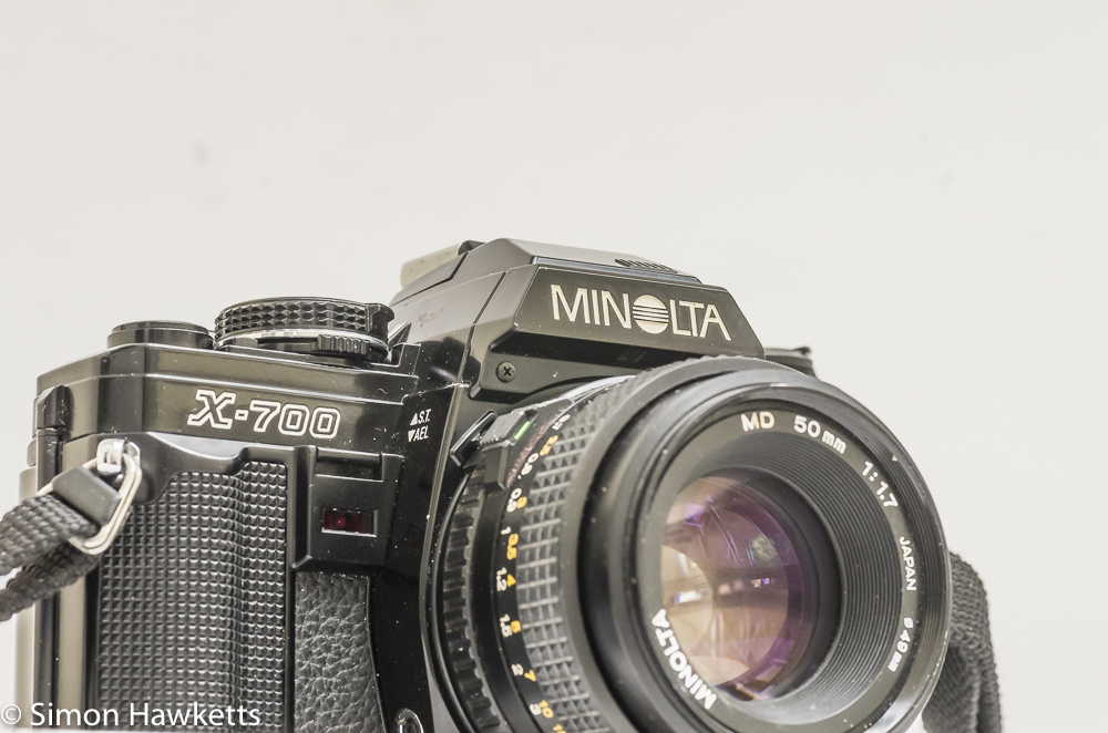 Minolta X-700 35mm slr with 50mm f/1.7 standard lens