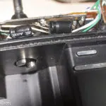 Minolta XG-M repair - old capacitors showing corosion