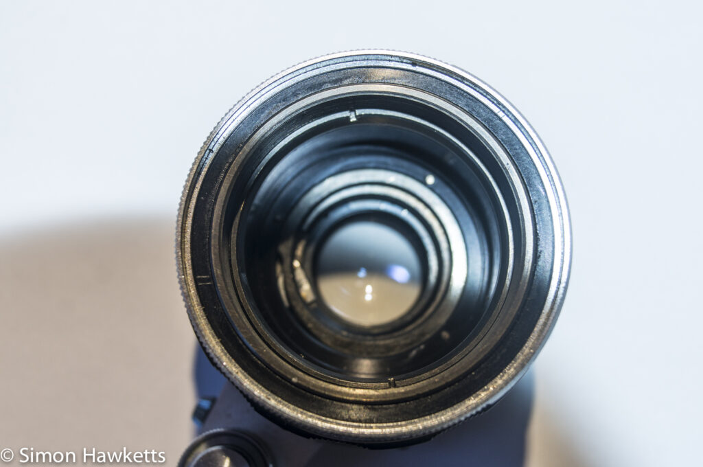 Miranda 50mm PAD lens strip down - ring under front element