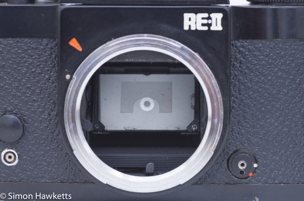 Miranda Sensomat RE-II 35mm slr - light sensor build into mirror