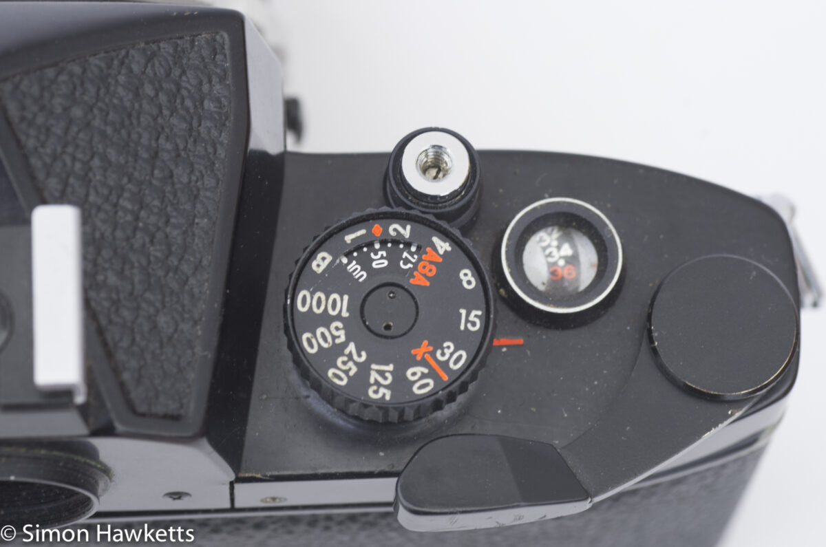 Miranda Sensomat RE-II 35mm slr - shutter release, film advance and counter