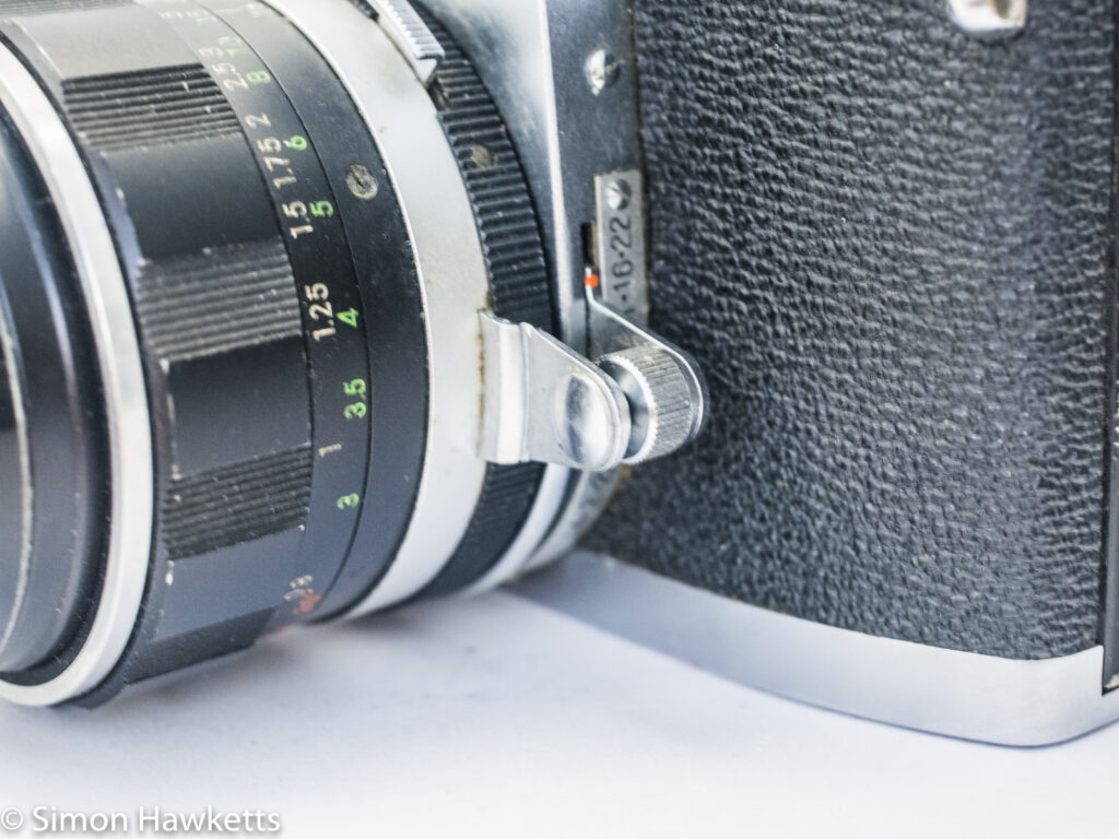 miranda sensorex ii 35mm slr lens camera aperture coupling