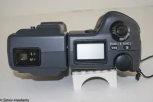 Nikon Coolpix 995 digital camera - Top view