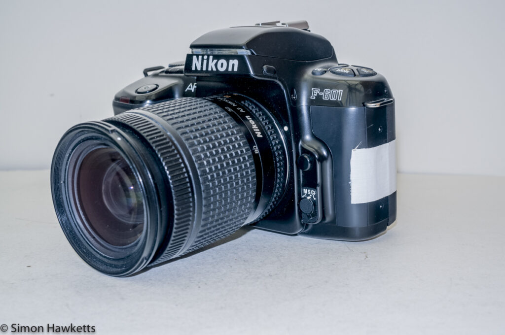 Nikon F-601 autofocus SLR - Back taped shut
