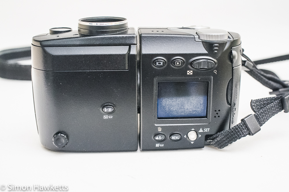 Nikon Coolpix 4500 digital camera - back of camera