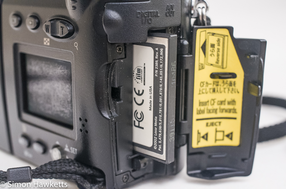 Nikon Coolpix 4500 digital camera - compact flash card