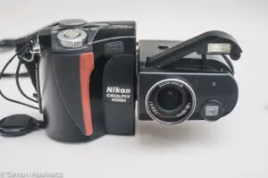 Nikon Coolpix 4500 digital camera - flash up
