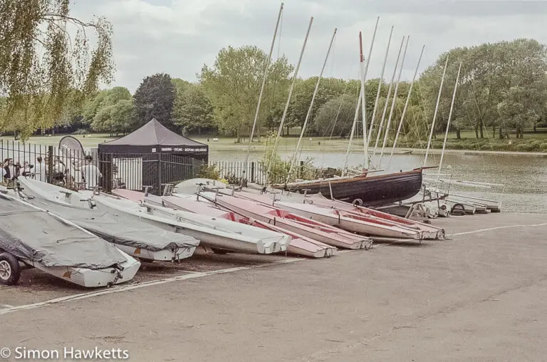 Olympus OM-2 sample pictures - Sailing boats waiting to be used