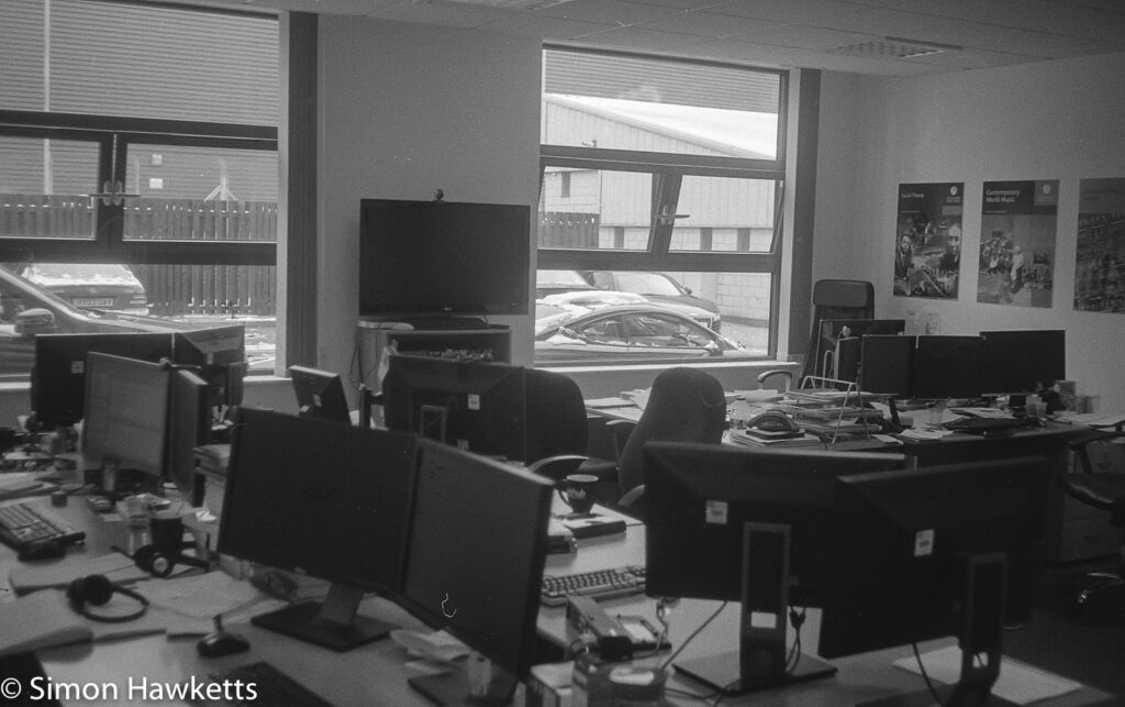 Olympus trip 35 sample picture - the office