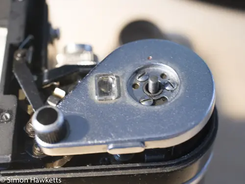 Pentacon six - film advance lever added to the camera