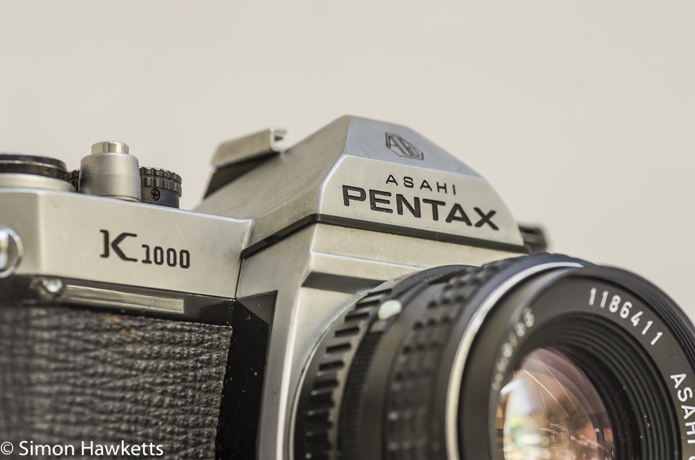 Pentax K1000 35mm manual focus camera