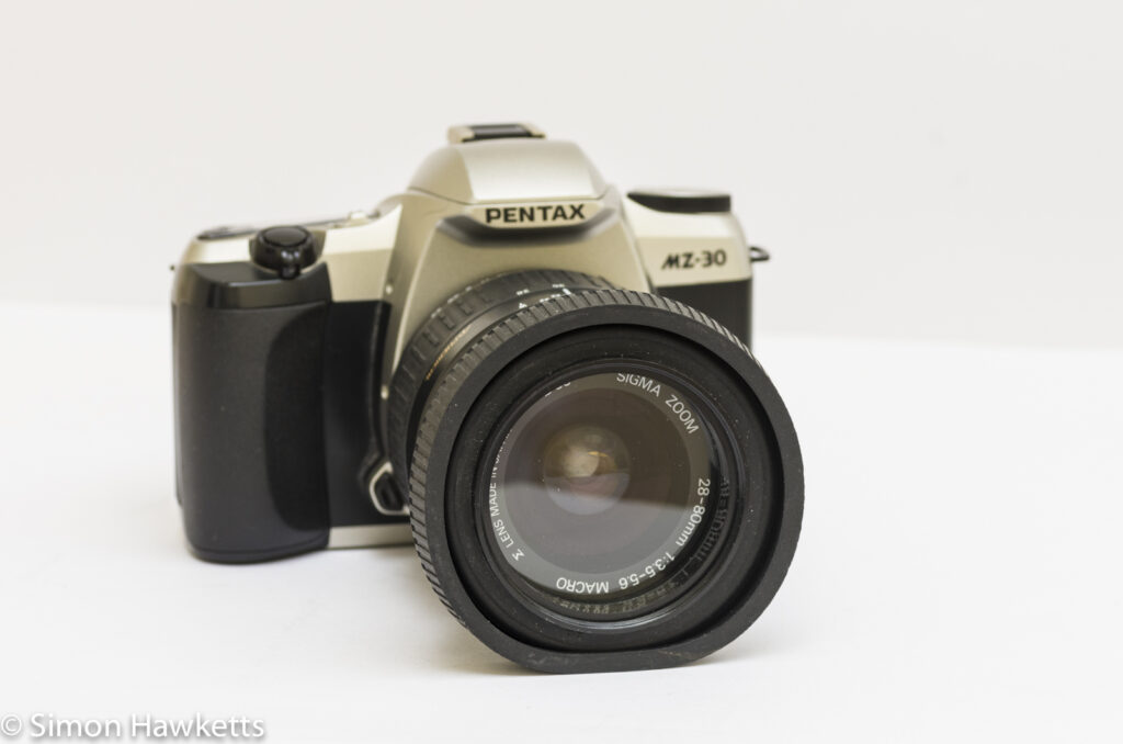 Pentax MZ-30 35mm Autofocus slr with Sigma zoom lens fitted
