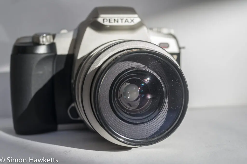 Pentax MZ-7 35mm autofocus slr front view