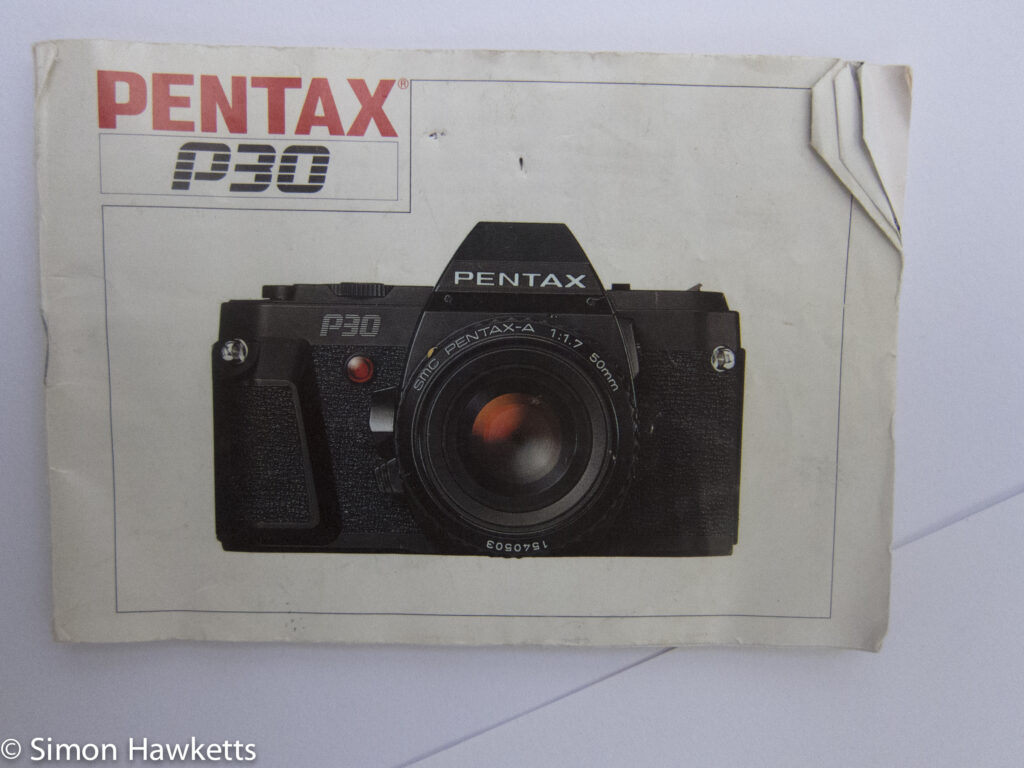 pentax p30 handbook