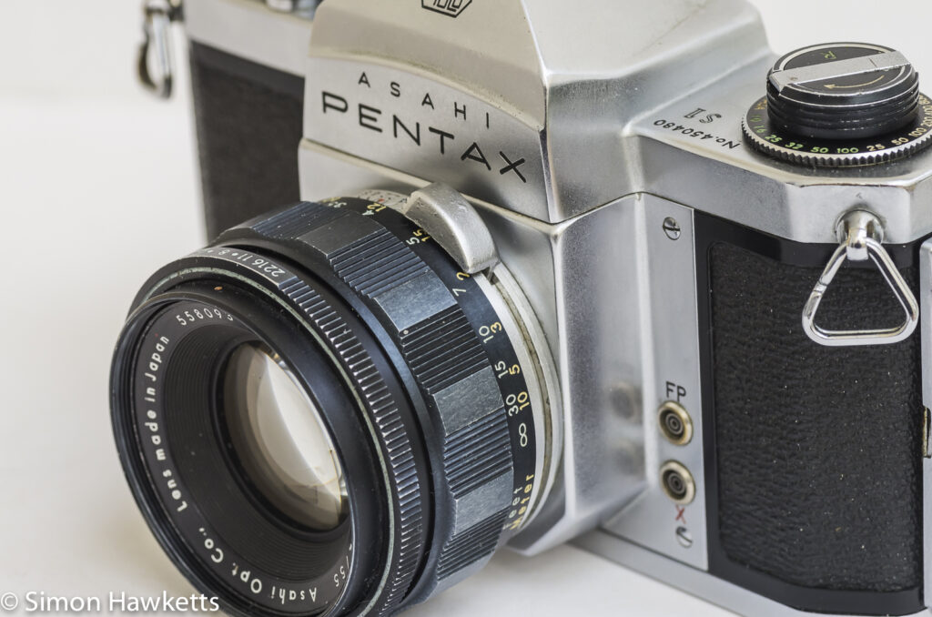 pentax s1 35mm slr auto takumar lens aperture open lever