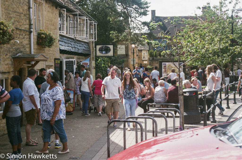 pentax sfxn sample picture bourton on the water street