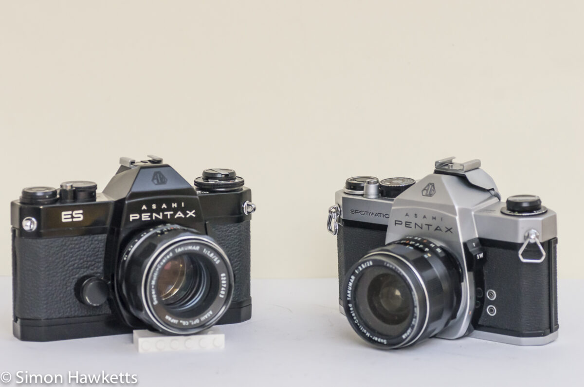 Pentax Spotmatic ES 35mm slr and Original Spotmatic