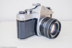 Pentax Spotmatic SP-500 35mm slr - Side of camera
