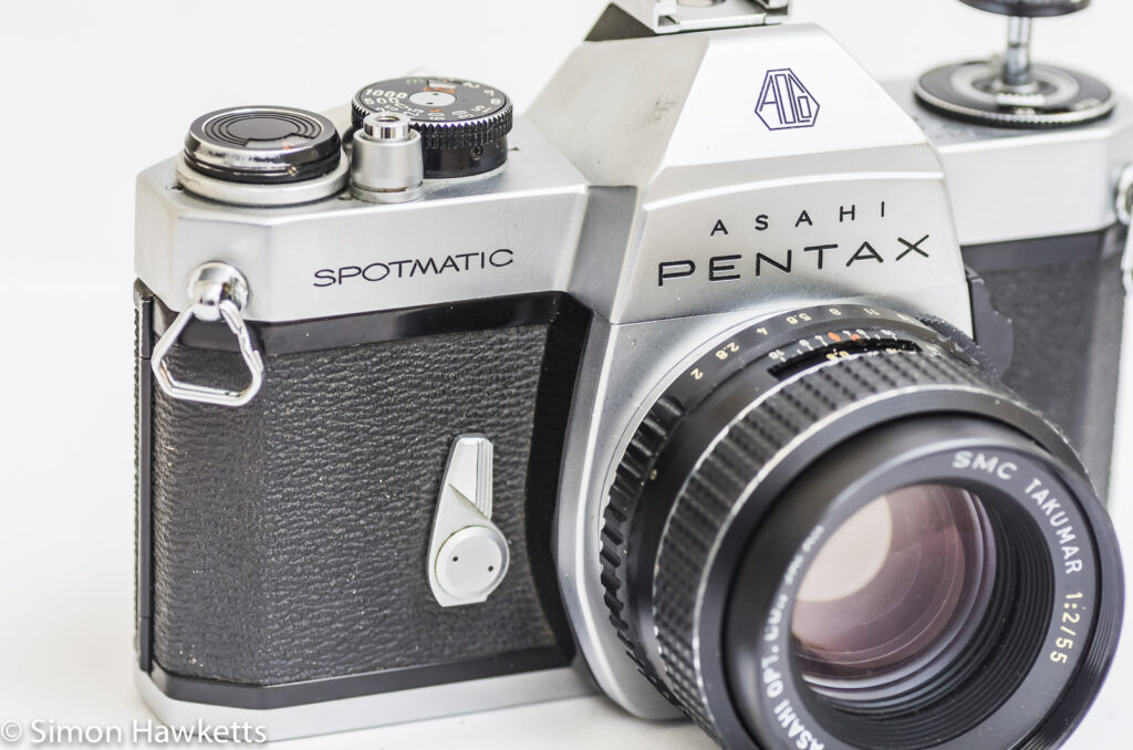 pentax spotmatic spii 35mm slr camera self timer