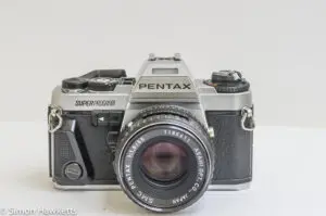 Pentax Super Program 35mm slr with lens