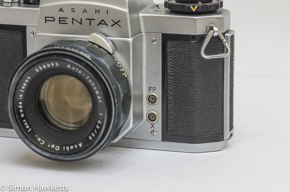 pentax sv 35mm camera flash sync sockets