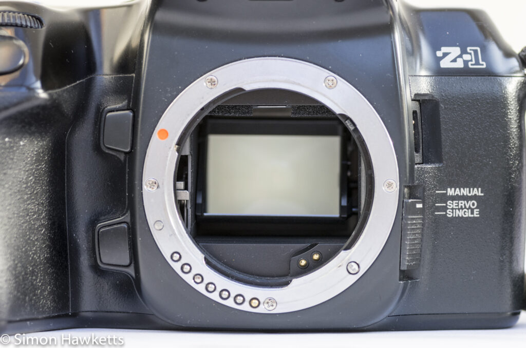 pentax z 1 35mm autofocus slr showing lens mount full kaf2