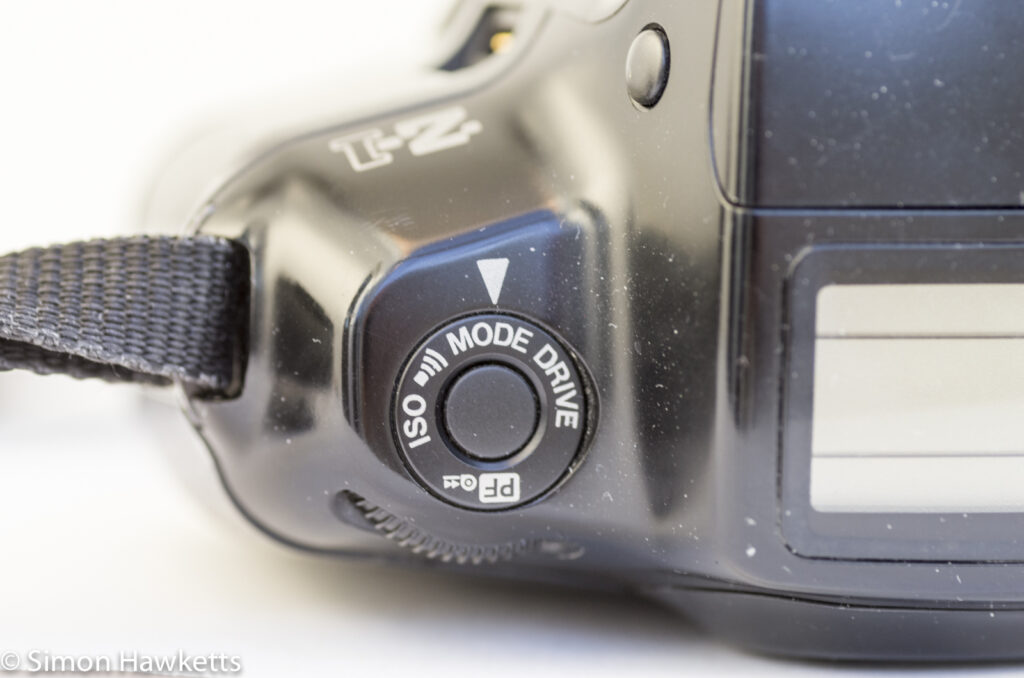 pentax z 1 35mm autofocus slr showing mode switch