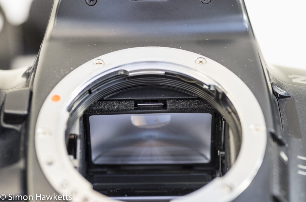 pentax z 1 35mm autofocus slr showing replaceable focus screen