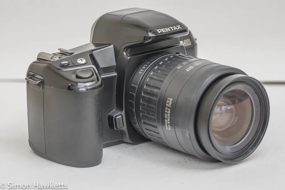 pentax z 10 35mm autofocus slr camera side view showing lens mount