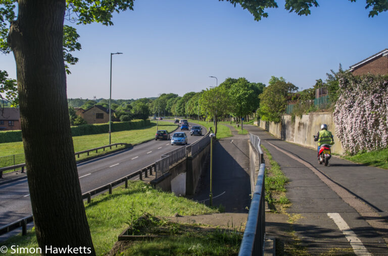 Pentax-M SMC 28mm f/2.8 samples - the road to Hertford