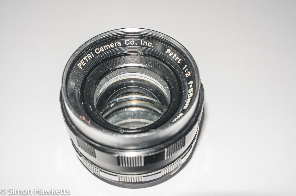 Petri 55mm f/2 CC lens