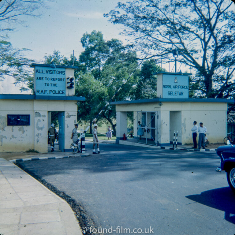 A picture from RAF Seletar in Singapore taken in the mid 1960s