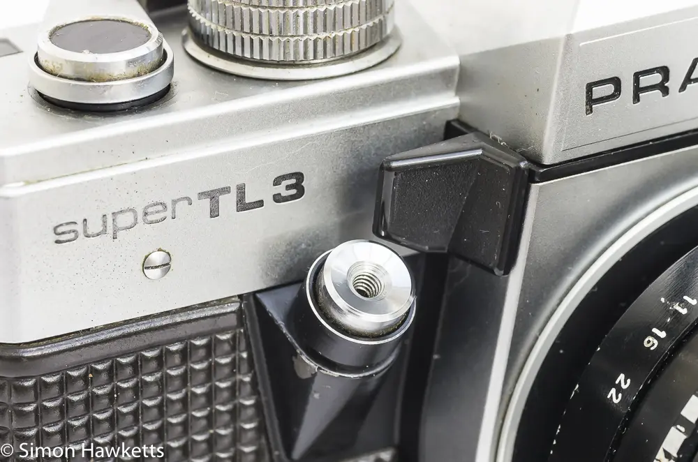 Praktica Super TL3 35mm single lens reflex camera shutter release